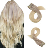 Τρέσα Με Κλιπ Φυσική Τρίχα Balayage No 18/22/60 - Romylos All About Hair