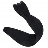 Τρέσα Premium Φυσική Τρίχα Μαύρα Jet Black No 1 - Romylos All About Hair