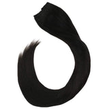 Τρέσα Premium Φυσική Τρίχα Μαύρο Φυσικό Off Black No 1B - Romylos All About Hair