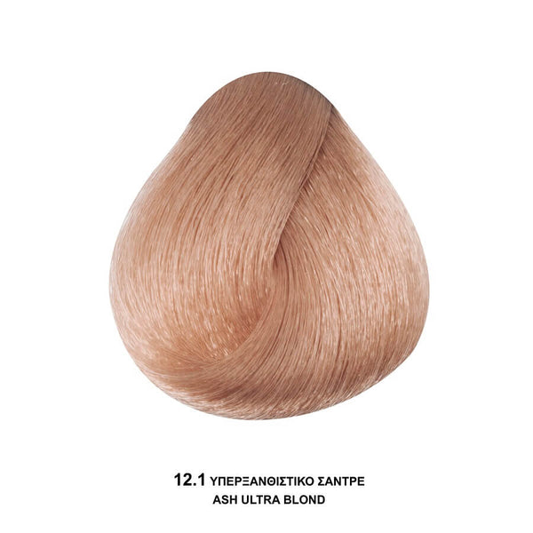 Bioshev Professional Hair Color Cream 12.1 Υπερξανθιστικό Σαντρέ 100ml