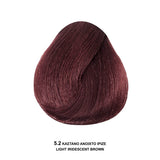 Bioshev Professional Hair Color Cream Ammonia Free 5.2 Καστανό Ανοικτό Ιριζέ 100ml