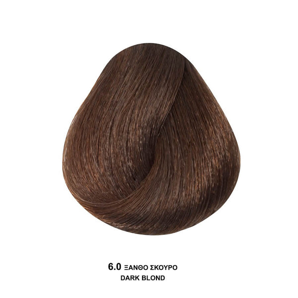 Bioshev Professional Hair Color Cream 6.0 Ξανθό Σκούρο 100ml