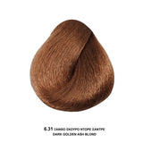 Bioshev Professional Hair Color Cream Ammonia Free 6.31 Ξανθό Σκούρο Ντορέ Σαντρέ 100ml