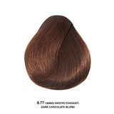 Bioshev Professional Hair Color Cream Ammonia Free 6.77 Ξανθό Σκούρο Σοκολατί 100ml