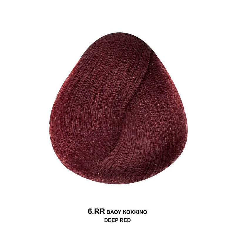 Bioshev Professional Hair Color Cream Ammonia Free 6.RR Βαθύ Κόκκινο 100ml