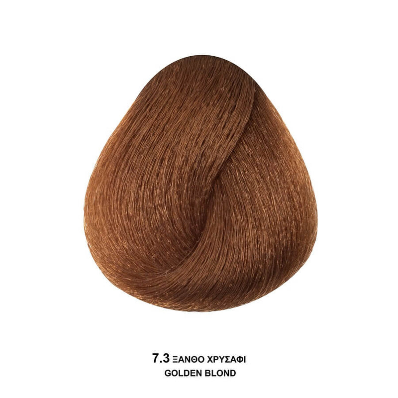Bioshev Professional Hair Color Cream 7.3 Ξανθό Χρυσό 100ml
