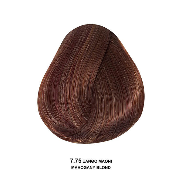 Bioshev Professional Hair Color Cream Ammonia Free 7.75 Ξανθό Μαονί 100ml