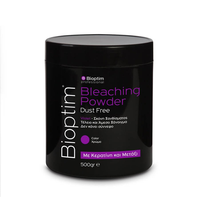 Bioshev Professional Bioptim Bleaching Powder Violet With Keratin And Silk 500gr