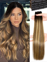 Τρέσα Butterfly Φυσική Τρίχα Balayage No 1b/6/27