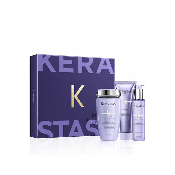 Kérastase Blond Absolu Limited Edition Gift Boxes (Bain Ultra-Violet 250ml, Cicaflash 250ml,  Cicaplasme 150ml)