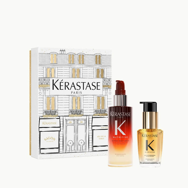 Kérastase Limited Edition Iconics Set (Nutritive 8H Magic Night Serum 90ml & Elixir Ultime L’Huile Originale 30ml)