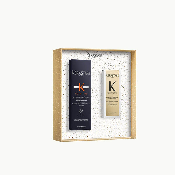 Kérastase Limited Edition Iconics Set (Nutritive 8H Magic Night Serum 90ml & Elixir Ultime L’Huile Originale 30ml)
