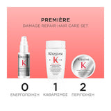 Kérastase Première Essentials Set (Concentré Décalcifiant Ultra-Réparateur 45ml, Bain Décalcifiant Réparateur 80ml, Masque Filler Réparateur 75ml)