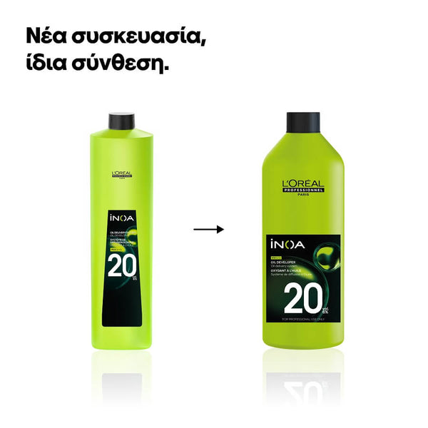 L'Oreal Professionnel Οξειδωτική Κρέμα Inoa 6% 20vol 1000ml