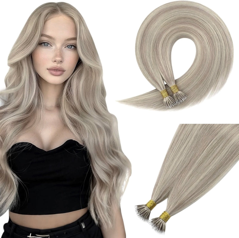 Micro Nano Ring Hair Extensions Φυσική Τρίχα Remy Balayage No 18/613