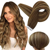 Mini Tape Extension Φυσική Τρίχα Remy Balayage No 4/24/4