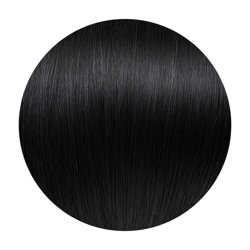 Seamless1 Micro Ring (i-tip) Hair Extensions Φυσική Τρίχα Remy Midnight