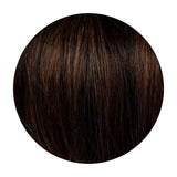 Seamless1 Hair Extensions Συνθετική Τρέσα Με Κλιπ 5 Κομμάτια Mocha Blend 55εκ