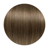 Seamless1 Hair Extensions Συνθετική Τρέσα Με Κλιπ 5 Κομμάτια Coffee n Cream 55εκ