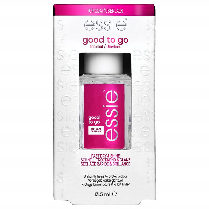 Essie Good To Go Top Coat (Fast Dry & Shine) 13.5ml - Romylos All About Hair