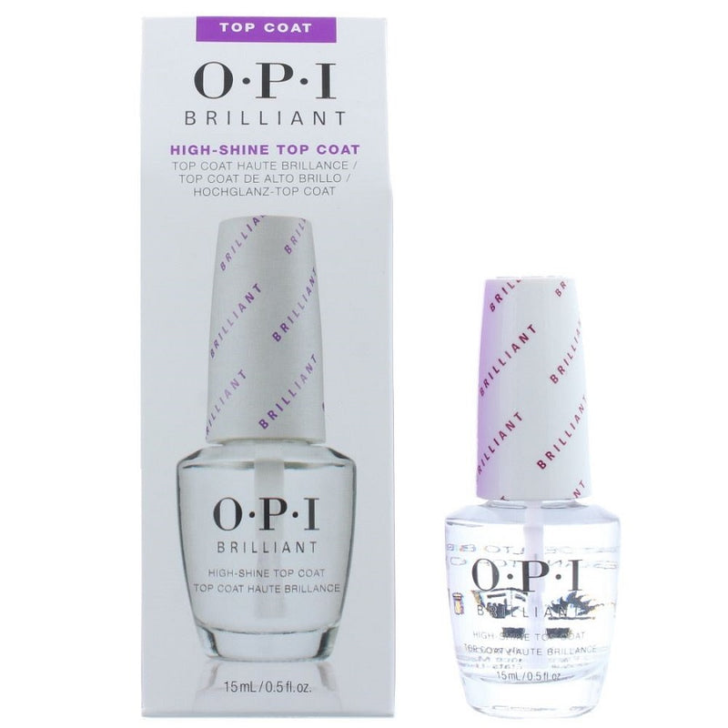 OPI Brilliant Top Coat 15ml - Romylos All About Hair