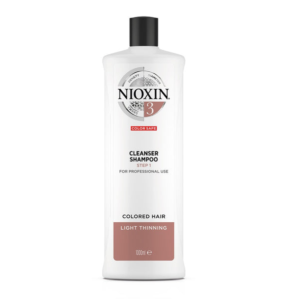 Nioxin Cleanser Shampoo Σύστημα 3 1000ml - Romylos All About Hair