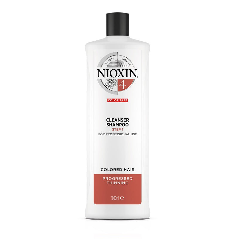 Nioxin Cleanser Shampoo Σύστημα 4 1000ml - Romylos All About Hair