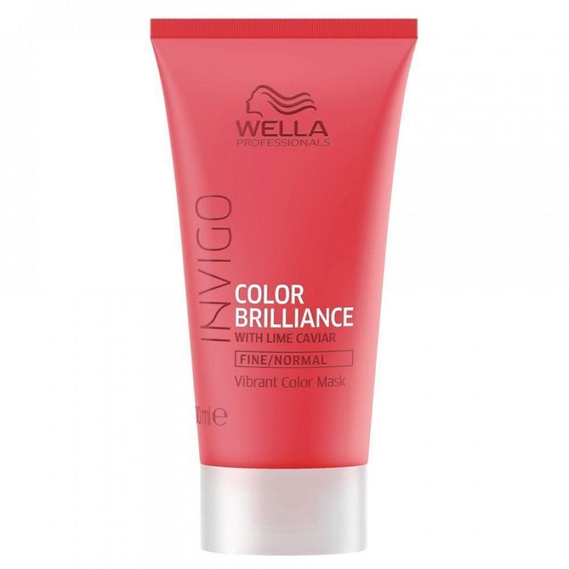 Wella Professionnals Invigo Color Brilliance Vibrant Color Mask Fine 30ml - Romylos All About Hair