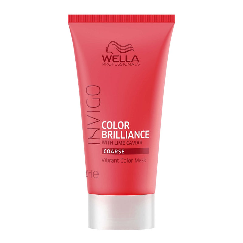 Wella Professionals Invigo Color Brilliance Vibrant Color Mask Coarse 30ml - Romylos All About Hair