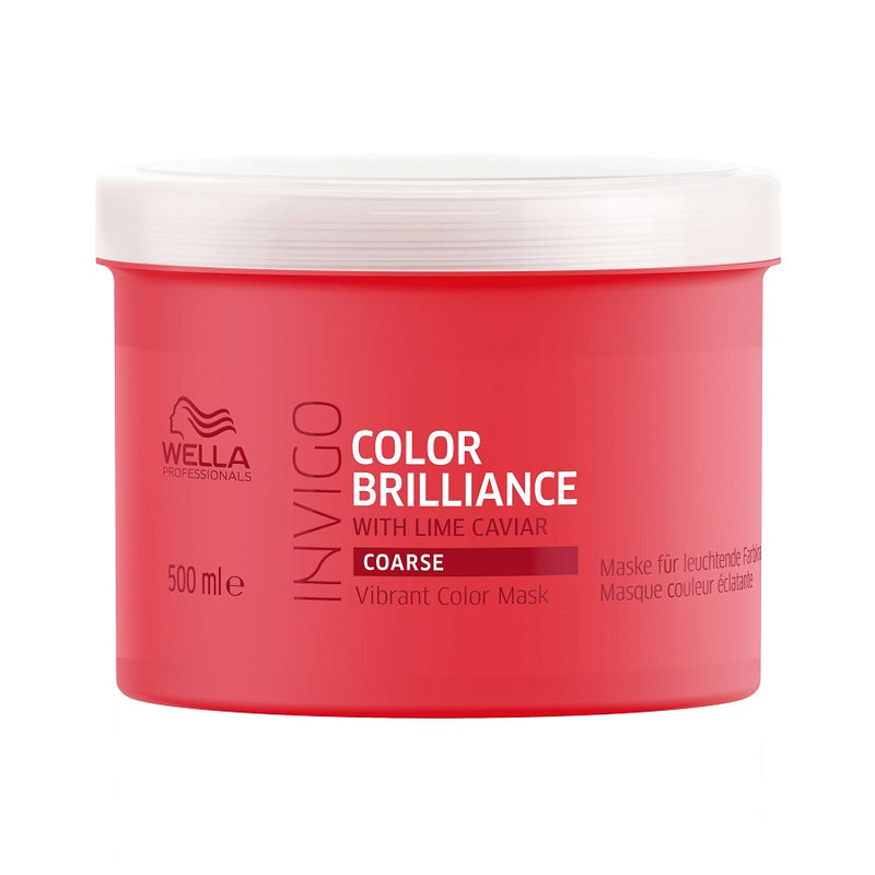 Wella Professionals Invigo Color Brilliance Vibrant Color Mask Coarse 500ml - Romylos All About Hair