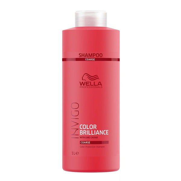 Wella Professional Invigo Color Brilliance Shampoo Coarse Hair 1000ml - Romylos All About Hair