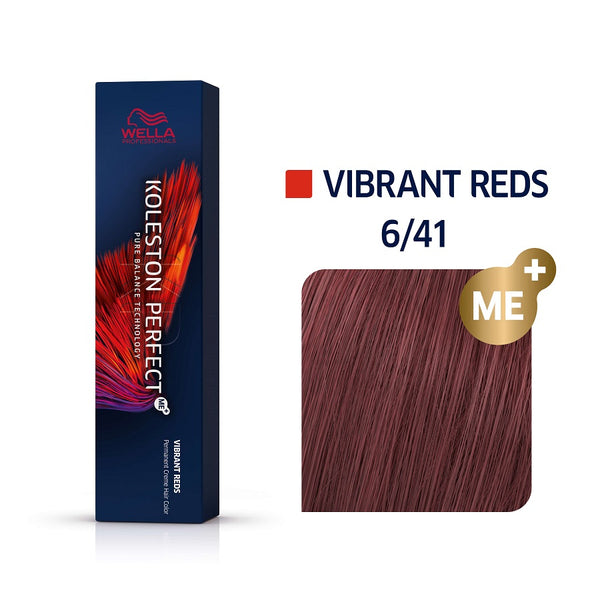 Wella Koleston Perfect ME+ Vibrant Reds 6/41 Ξανθό Σκούρο Κόκκινο Σαντρέ 60ml - Romylos All About Hair