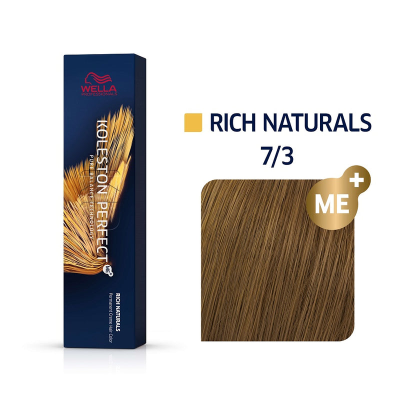 Wella Koleston Perfect ME+ Rich Naturals 7/3 Ξανθό Χρυσό 60ml - Romylos All About Hair