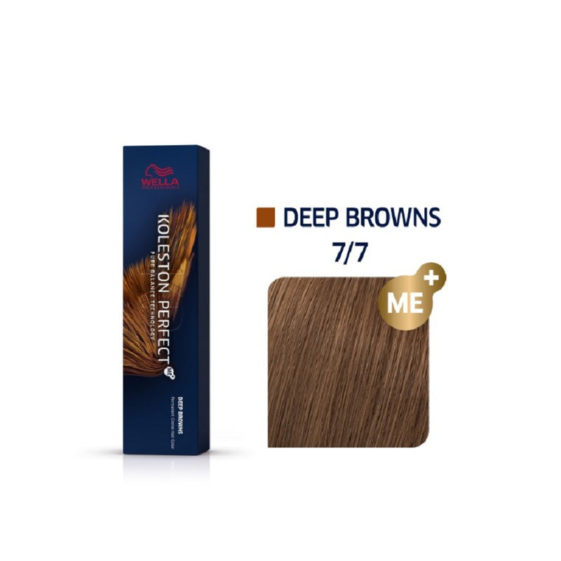 Wella Koleston Perfect ME+ Deep Browns 7/7 Ξανθό Καφέ 60ml - Romylos All About Hair