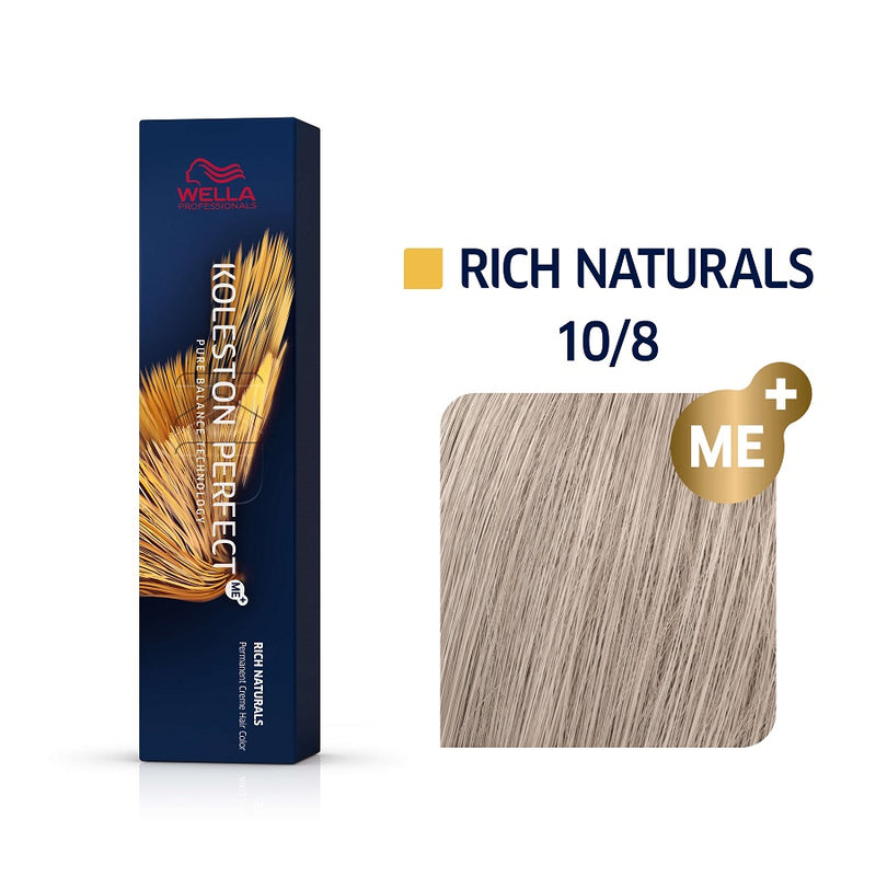 Wella Koleston Perfect ME+ Rich Naturals 10/8 Κατάξανθο Περλέ 60ml - Romylos All About Hair