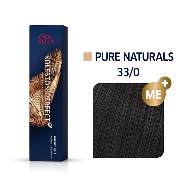 Wella Koleston Perfect ME+ Pure Naturals 33/0 Καστανό Σκούρο 60ml - Romylos All About Hair