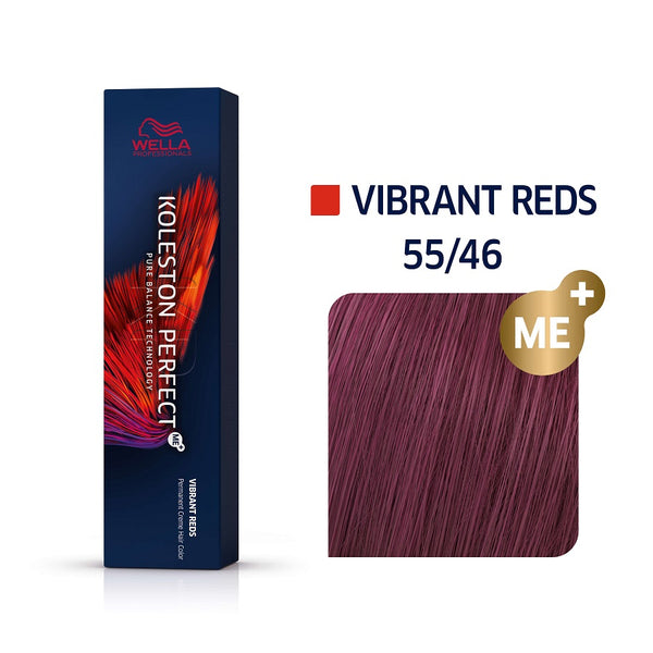 Wella Koleston Perfect ME+ Vibrant Reds 55/46 Έντονο Καστανό Ανοιχτό Κόκκινο Βιολέ 60ml - Romylos All About Hair