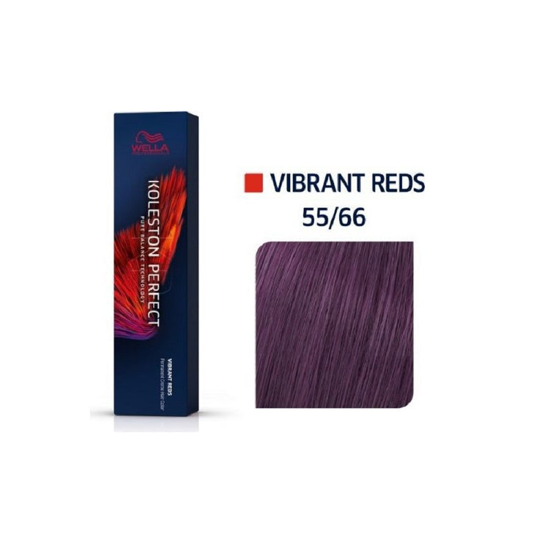 Wella Koleston Perfect ME+ Vibrant Reds 55/66 Καστανό Ανοιχτό Εντονο Βιολέ 60ml - Romylos All About Hair