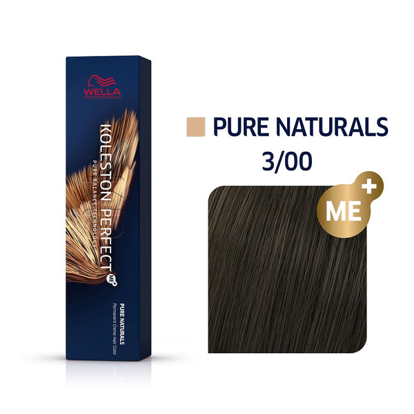 Wella Koleston Perfect ME+ Pure Naturals 3/00 Καστανό Σκούρο Έντονο Φυσικό 60ml - Romylos All About Hair