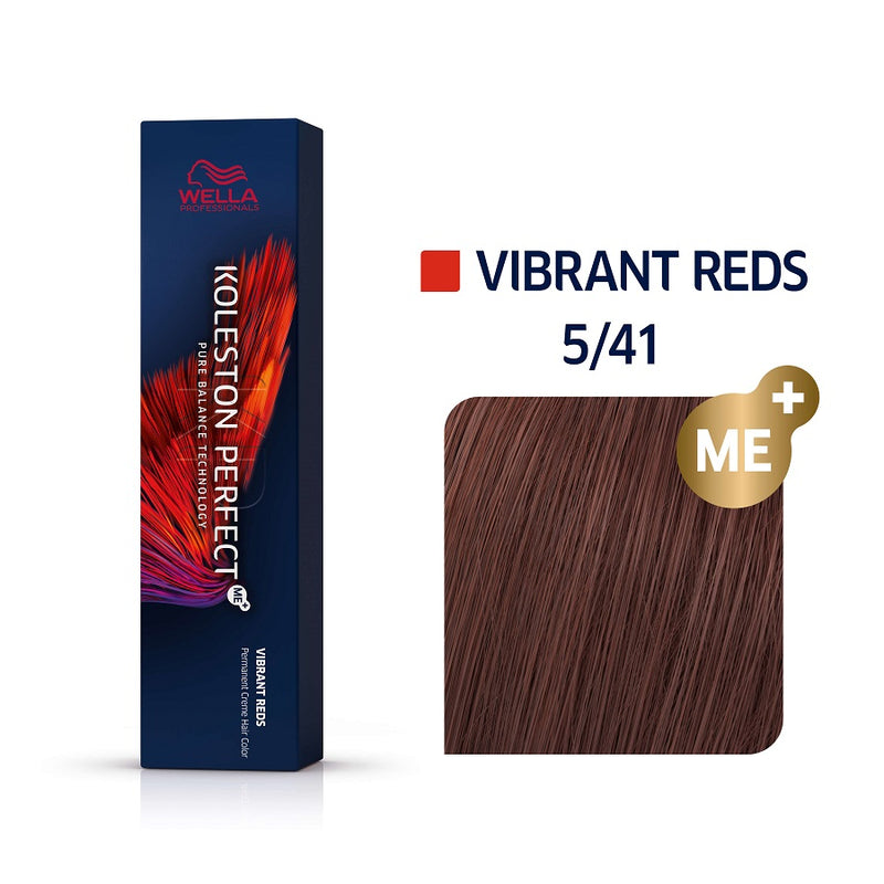 Wella Koleston Perfect ME+ Vibrant Reds 5/41 Καστανό Ανοιχτό Κόκκινο Σαντρέ 60ml - Romylos All About Hair