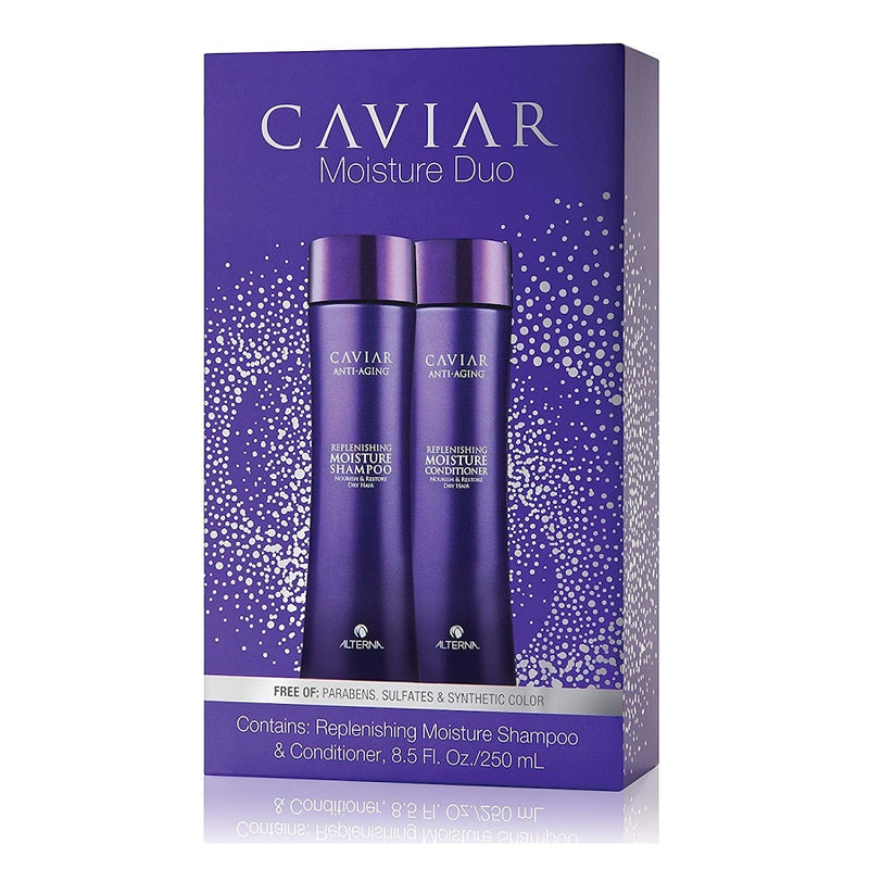 Alterna Caviar Replenishing Moisture Holiday Duo Box (Σαμπουάν 250ml, Conditioner 250ml) - Romylos All About Hair