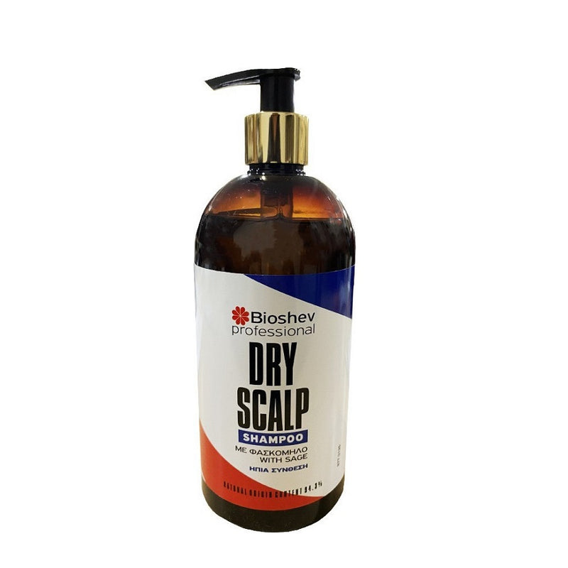 Bioshev Professional Dry Scalp Shampoo with Sage Mild Formula 500ml - Romylos All About Hair