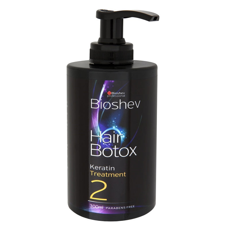 Bioshev Professional Hair Botox Keratin Treatment No2 300ml - Romylos All About Hair