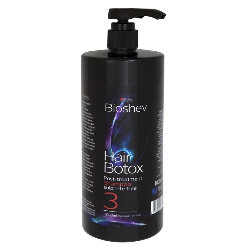 Bioshev Professional Hair Botox Sulphate Free Shampoo No3 1000ml - Romylos All About Hair