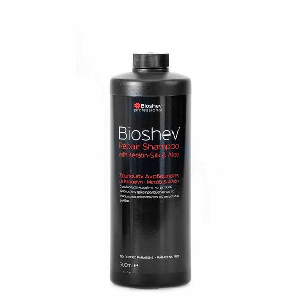 Bioshev Professional  Repair Shampoo Keratin Silk And Aloe 500ml - Romylos All About Hair