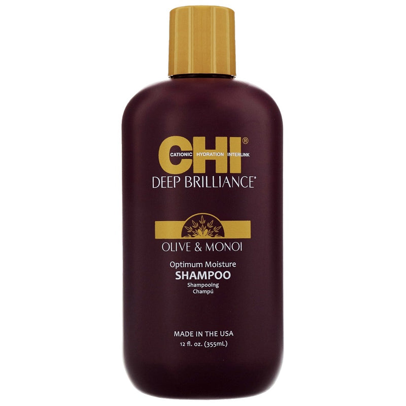 CHI Deep Brilliance Optimum Moisture Shampoo 355ml - Romylos All About Hair