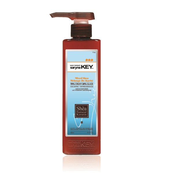 SarynaKey Pure Africa Shea Curl Control Cream 300ml (Ενυδάτωση 70%- Κράτημα 30%) - Romylos All About Hair