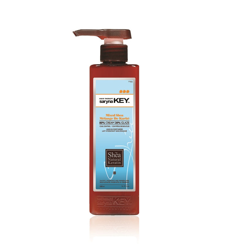SarynaKey Pure Africa Shea Curl Control Cream 300ml (Ενυδάτωση 80%- Κράτημα 20%) - Romylos All About Hair