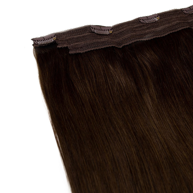 Seamless1 Hair Extensions Τρέσα Με Κλιπ Espresso 55cm - Romylos All About Hair