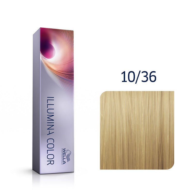 Wella Professionals Illumina Color Κατάξανθο Χρυσό Βιολέ 10/36 60ml - Romylos All About Hair